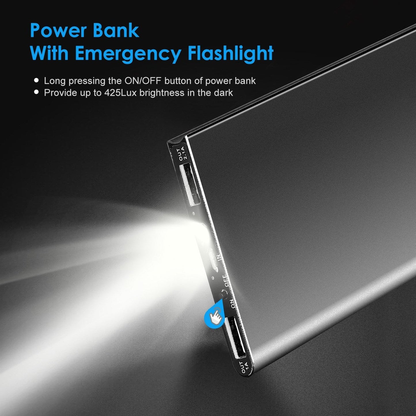 20000 Mah Ultra-Thin Dual Usb Power Bank