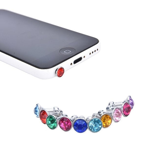 10pcs Bling Universal 3.5mm Cell Phone Earphone