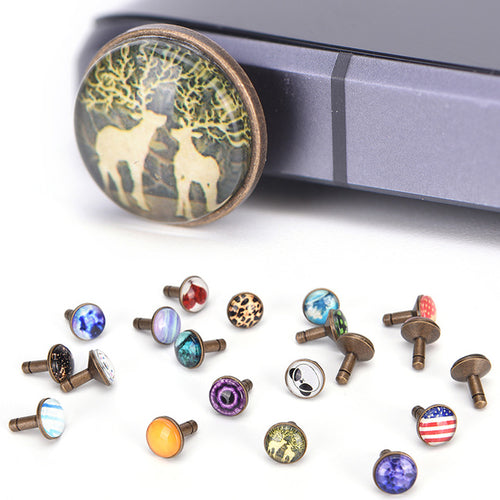 10pcs Bling Universal 3.5mm Cell Phone Earphone