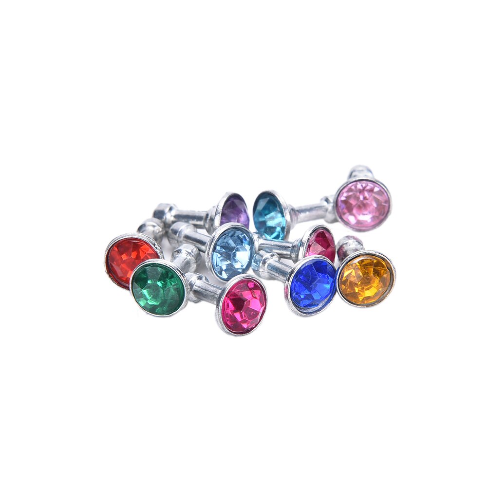 10pcs Bling Universal 3.5mm Cell Phone Earphone