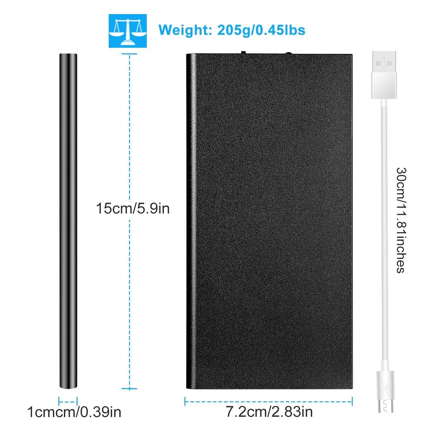 20000 Mah Ultra-Thin Dual Usb Power Bank