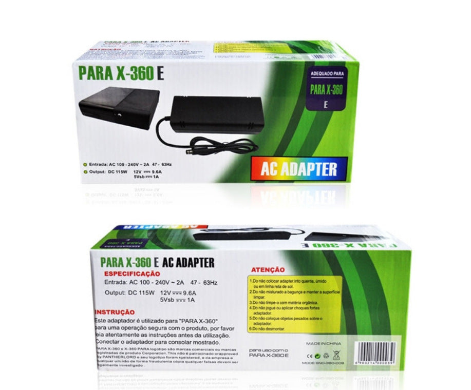 XBOX360E Power Supply Charging Unit Host Adapter