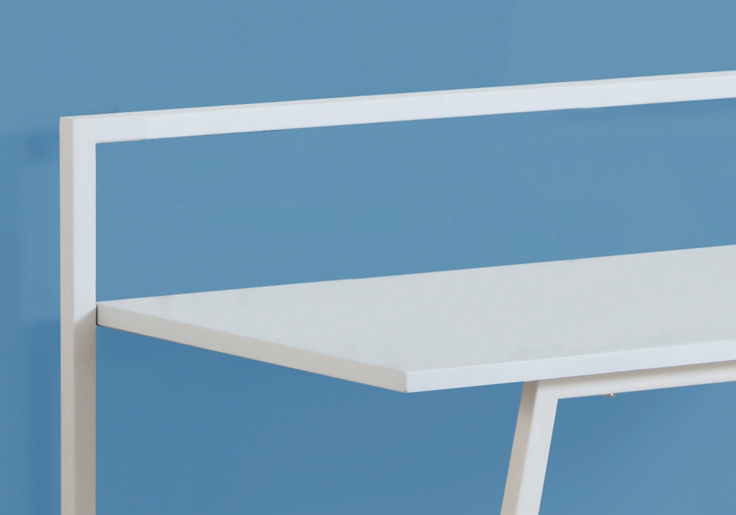 17.75inches x 29.5inches x 34inches White Mdf Metal  Computer Desk
