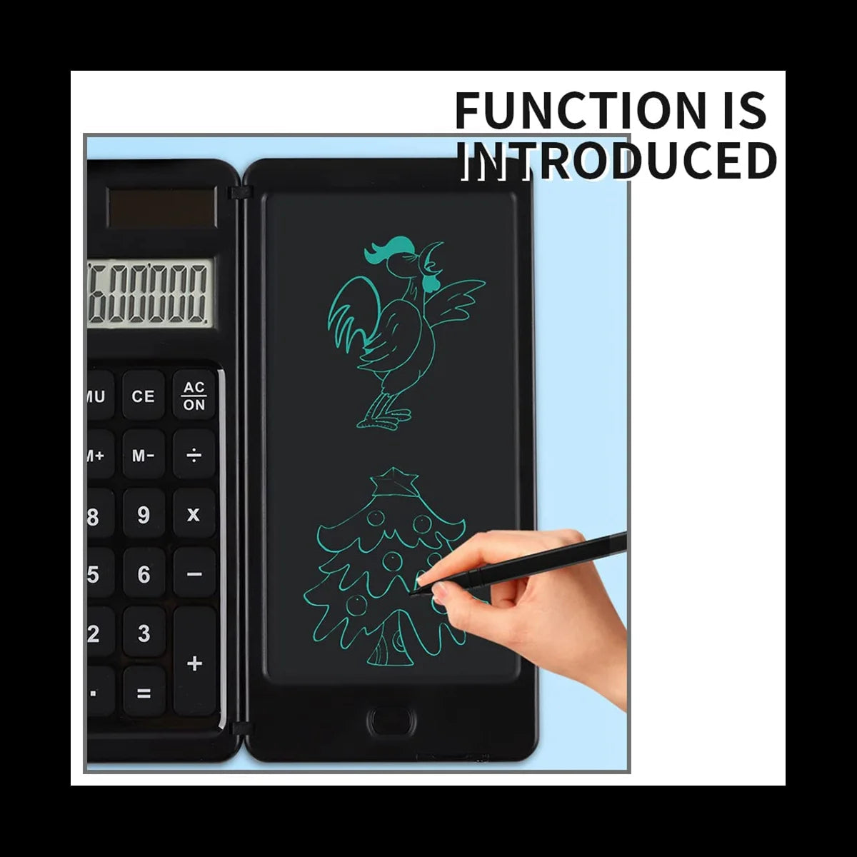 0-Digit Display Office Desk Calcultors with Erasable Writing Table for